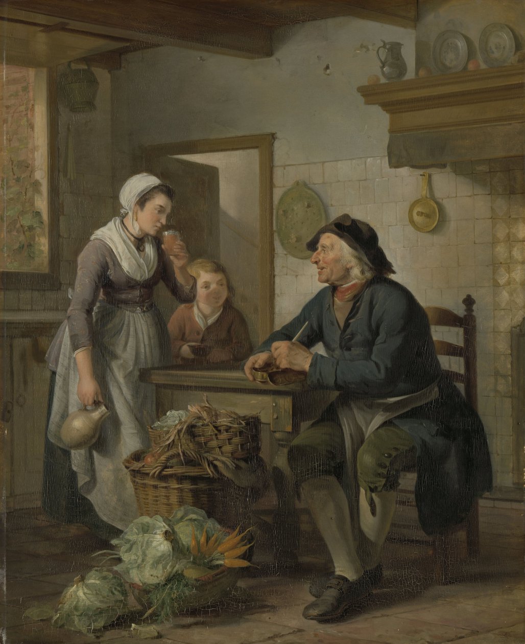 Visita matutina, 1796 de Adriaan de Lelie