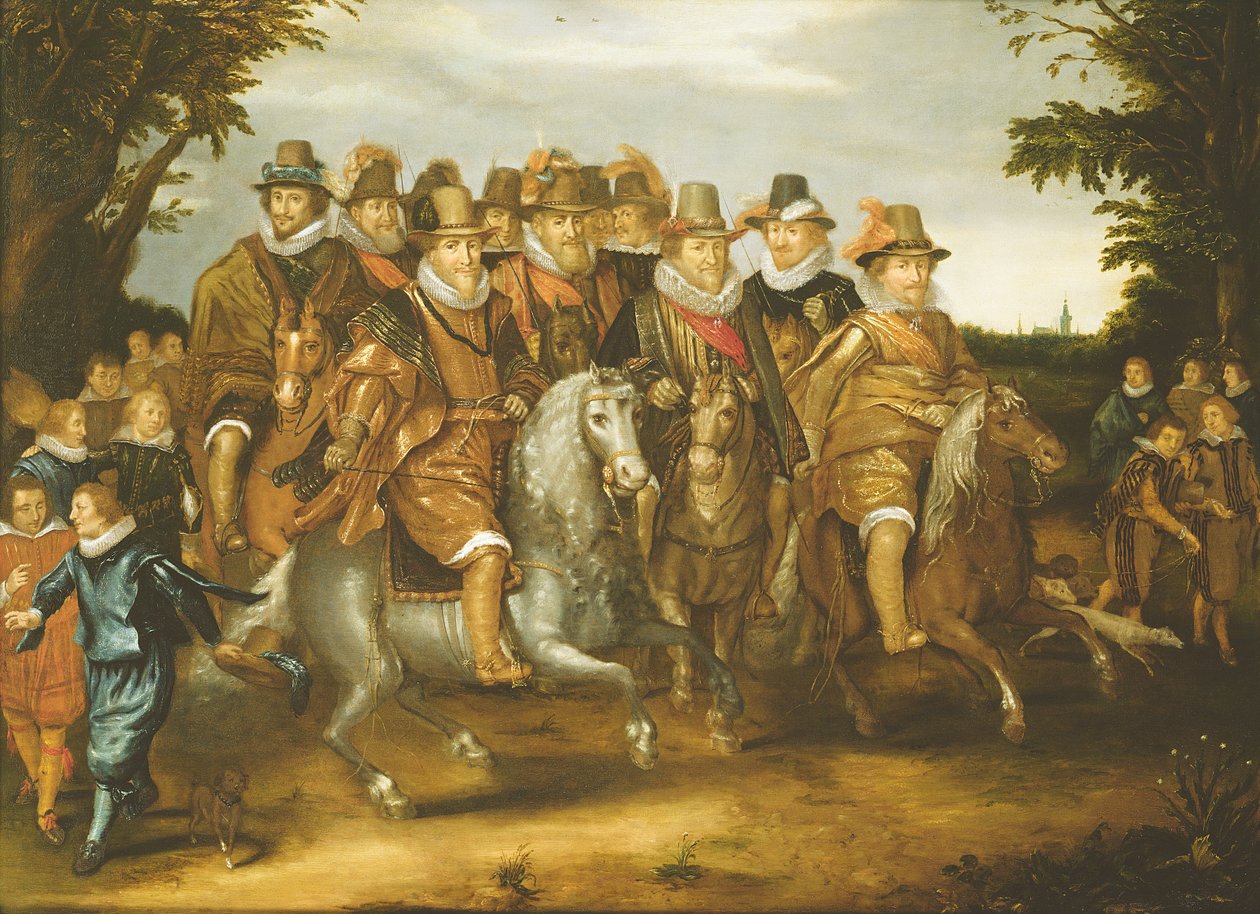 Los príncipes de Orange de Adriaen van de Venne
