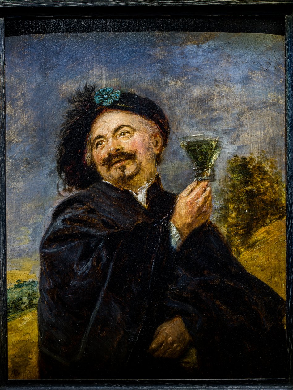 Un bebedor alegre de Adriaen Brouwer