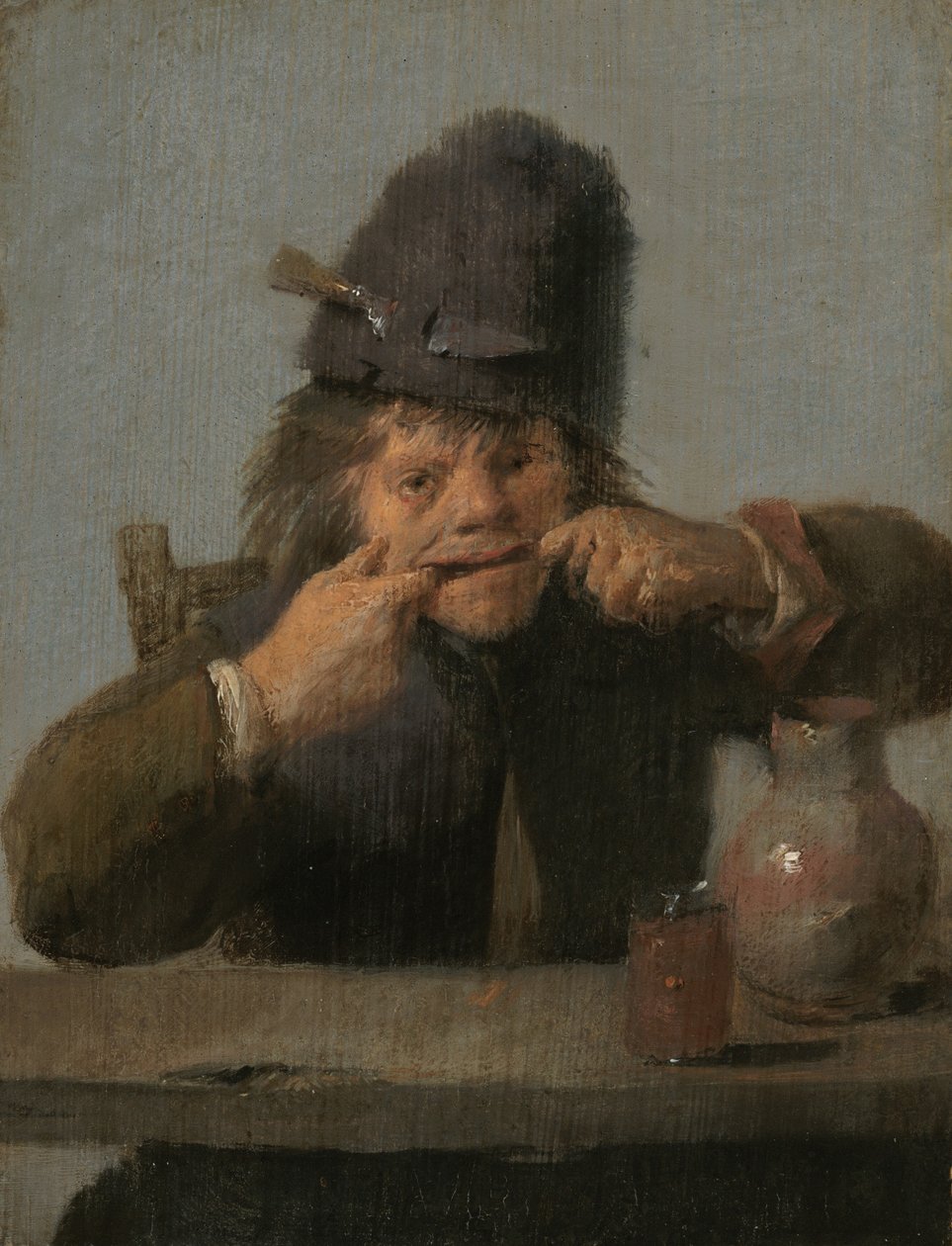 Joven haciendo una mueca, c. 1632-1635 de Adriaen Brouwer