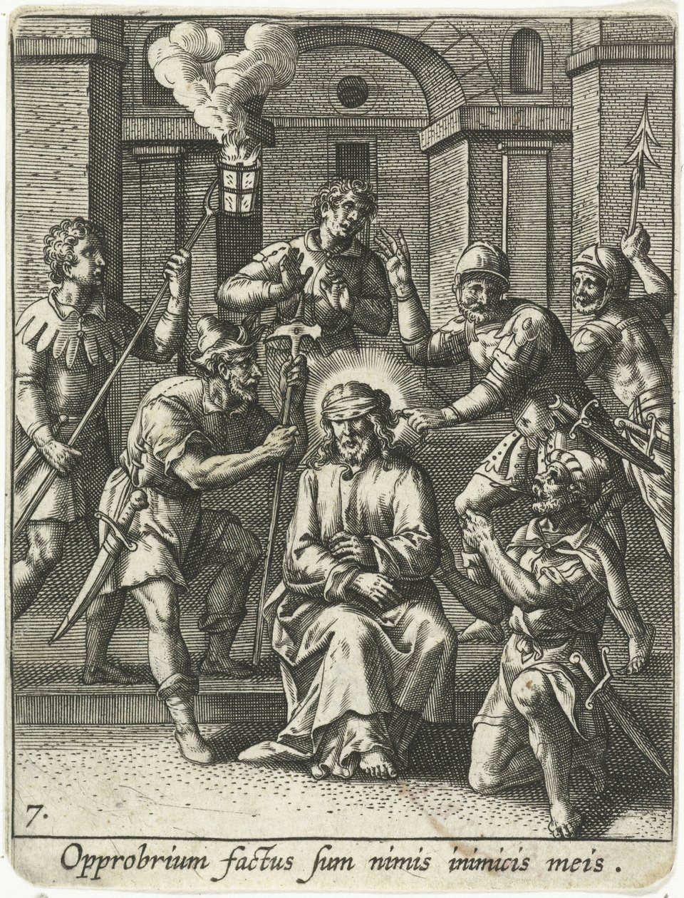 La burla de Cristo de Adriaen Collaert