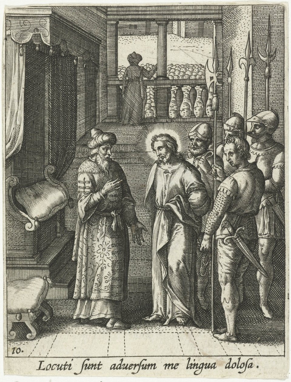 Cristo de nuevo ante Pilato de Adriaen Collaert