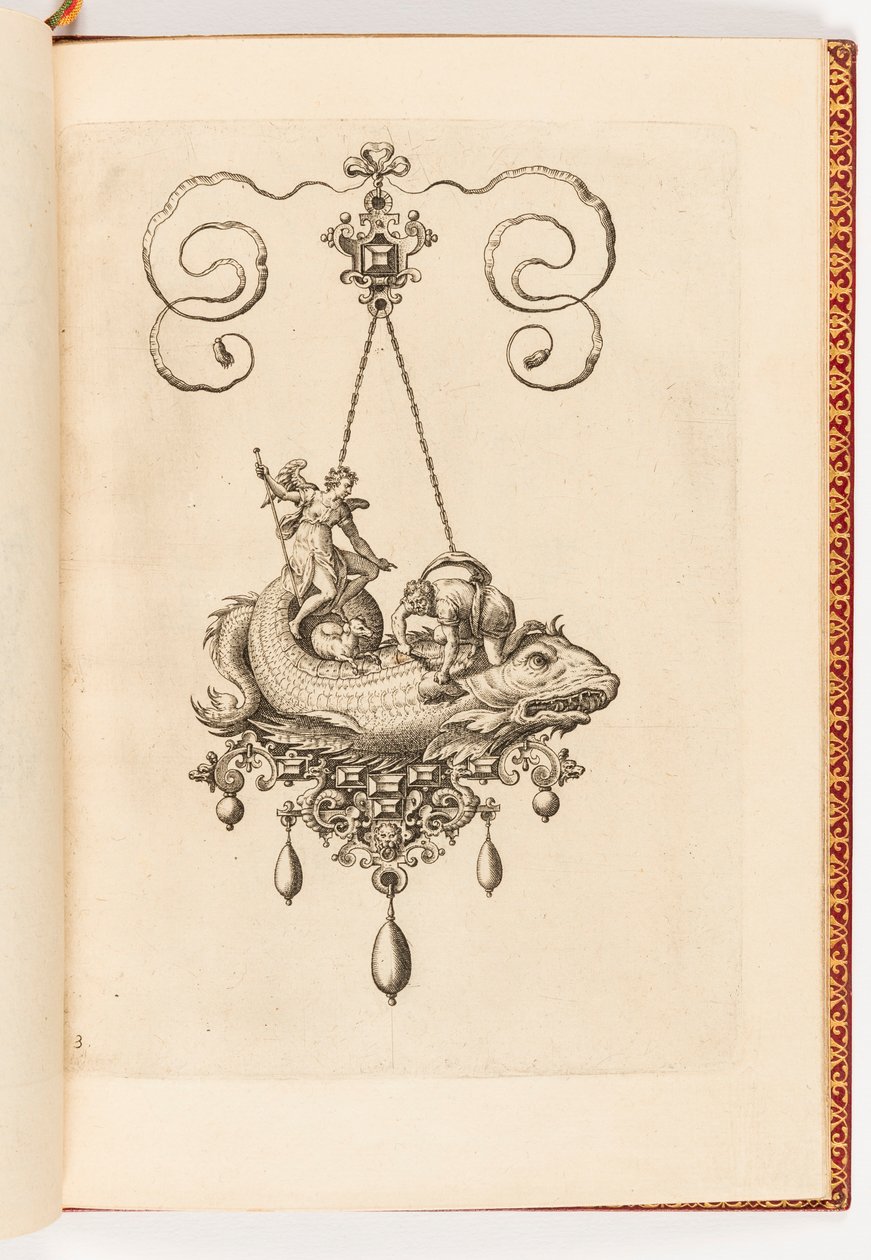Placa 3, de Bullarum Inaurium etc. Archetypi Artificiosi Pars Altera de Adriaen Collaert