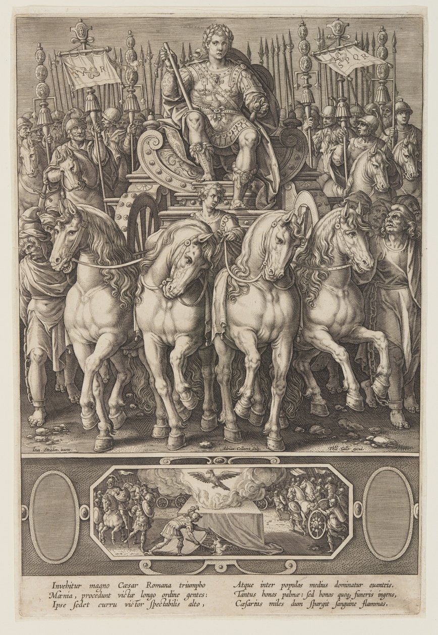El triunfo de César de Adriaen Collaert