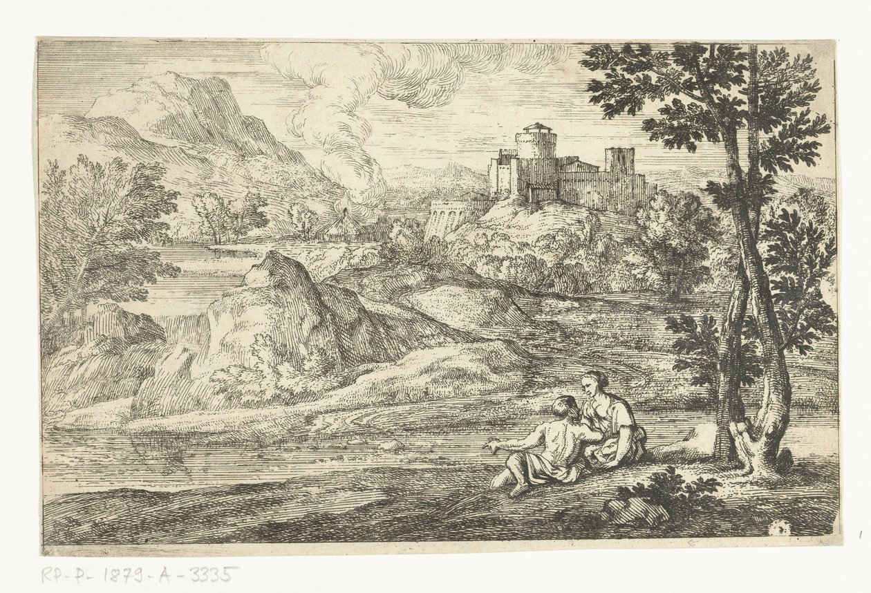 paisaje con castillo de Adriaen Frans Boudewyns
