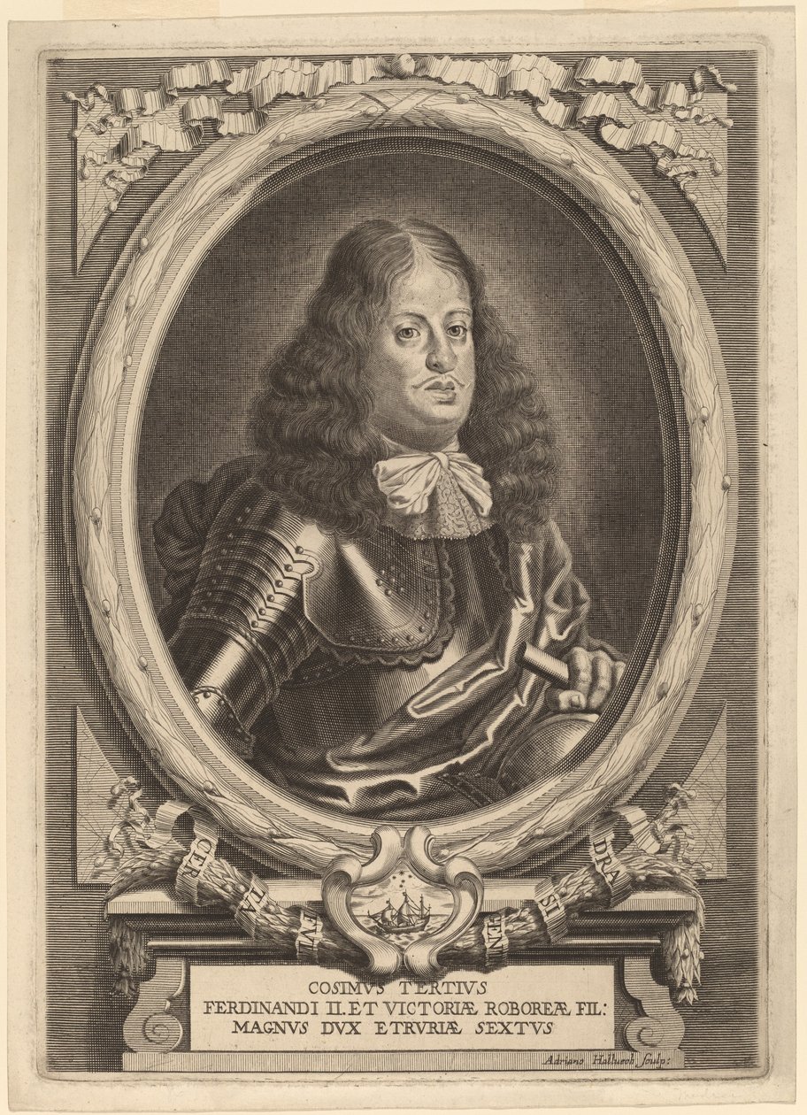 Cosimo III, Gran Duque de Toscana de Adriaen Haelwegh