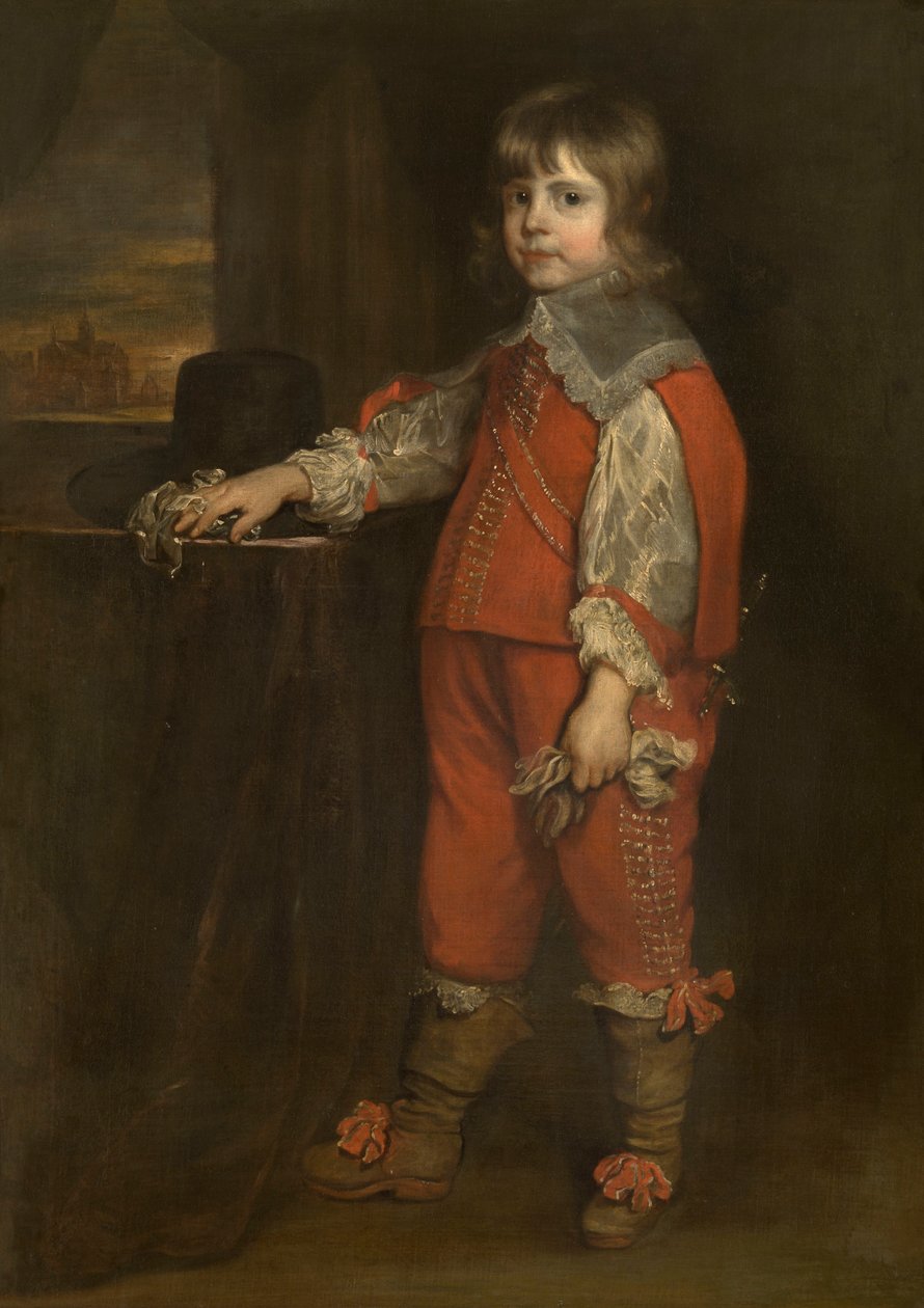 Posible retrato de Carlos II, cuando era príncipe de Gales de Adriaen Hanneman