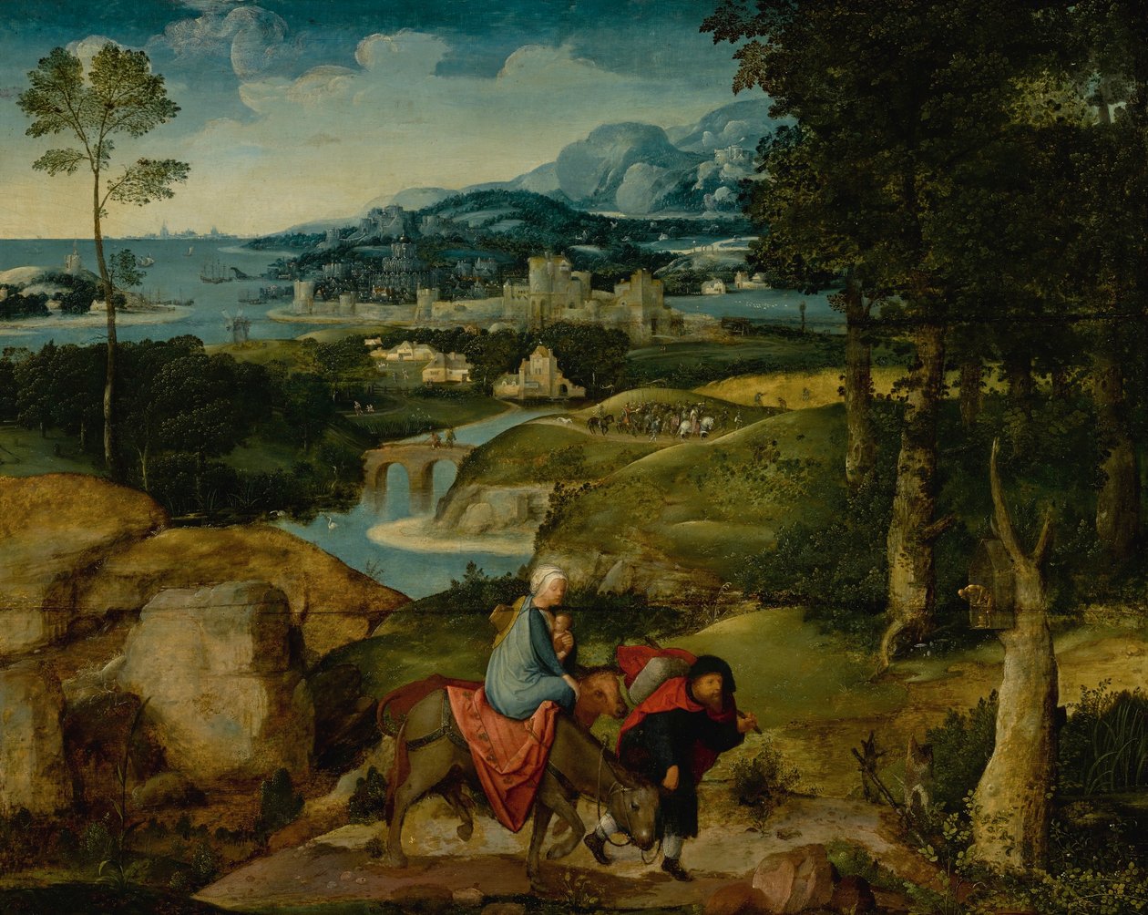 Holandés: Paisaje La huida a Egipto














































" de Adriaen Isenbrandt