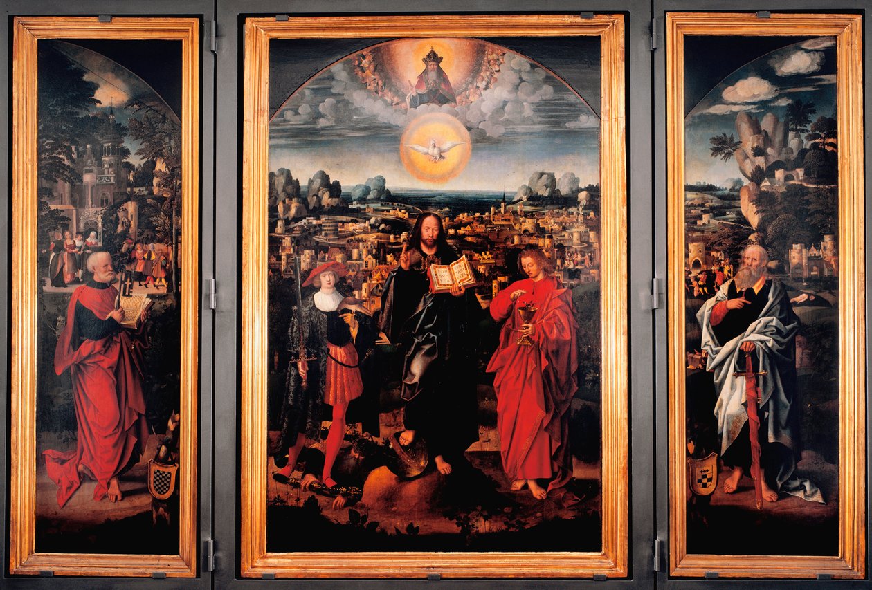 Tríptico de San Pancracio de Adriaen Isenbrandt or Isenbrant