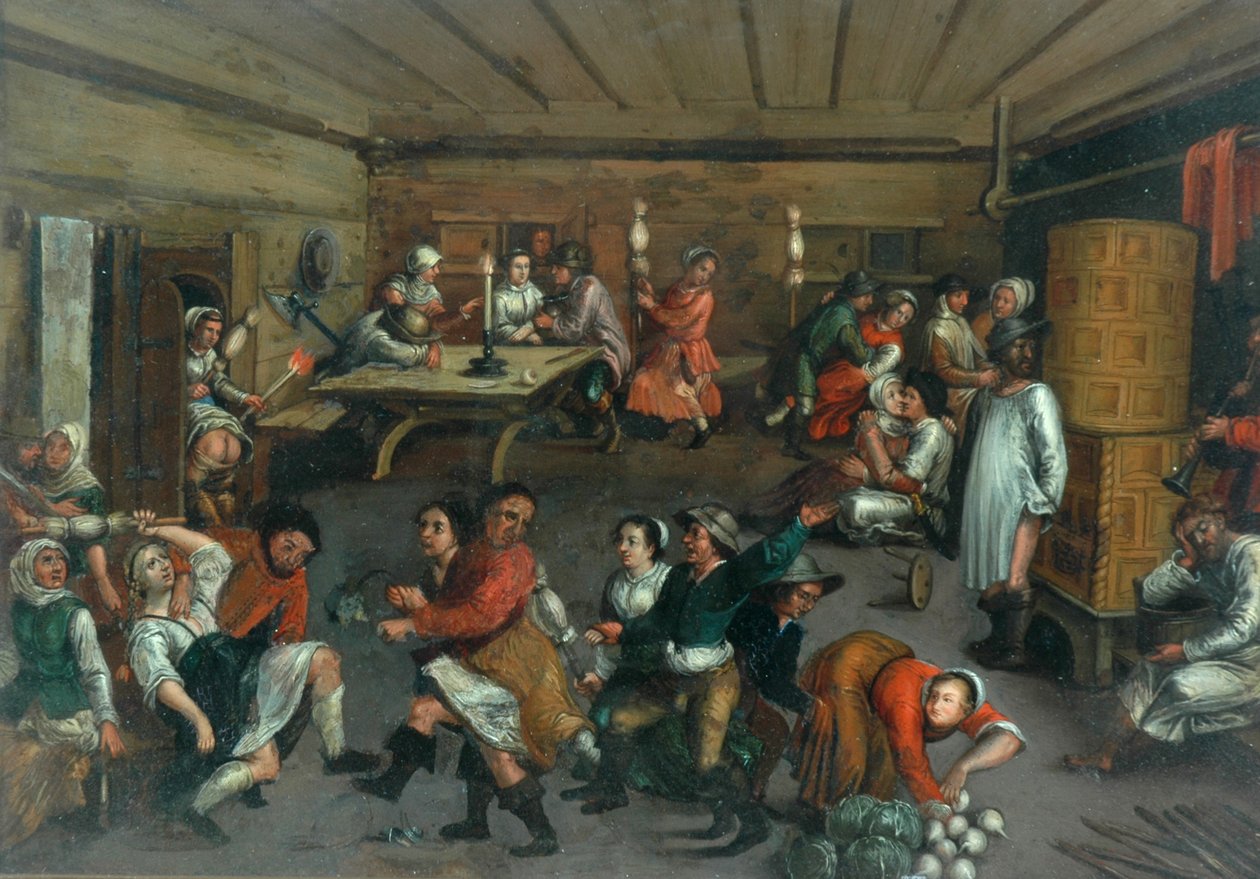 Una fiesta holandesa, 1622 de Adriaen Jansz. van Ostade