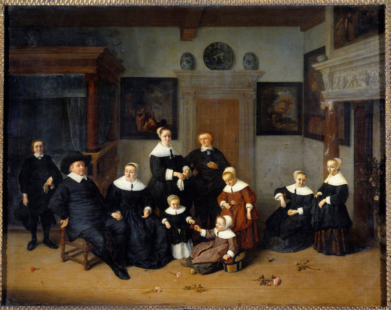Retrato de familia de Adriaen Jansz. van Ostade