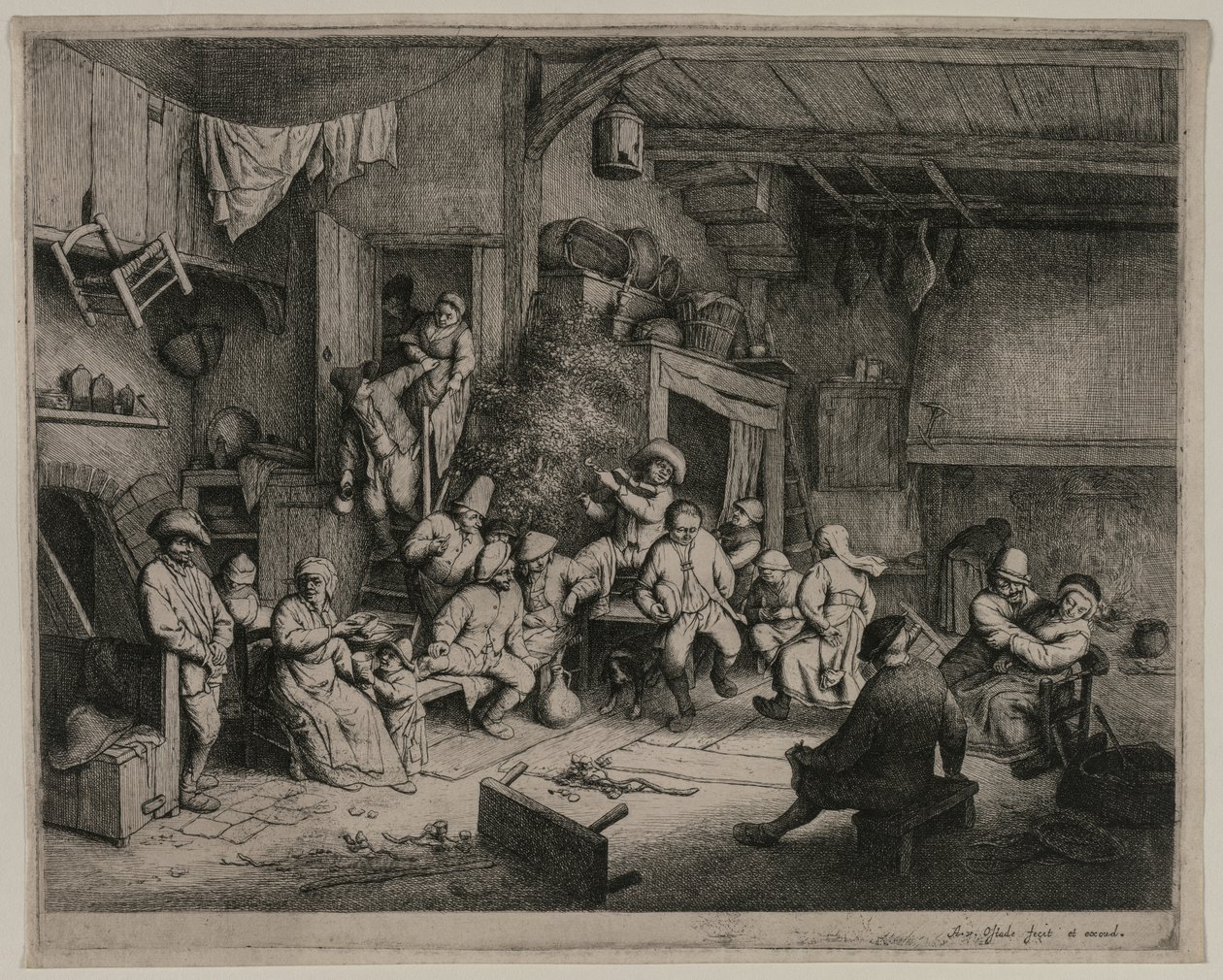 El baile en la posada de Adriaen Jansz. van Ostade