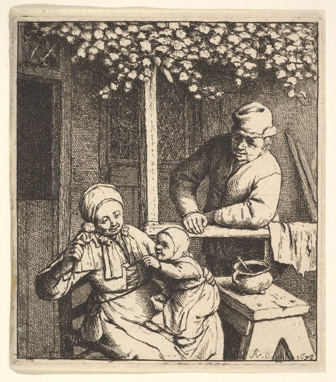 La muñeca, 1610-85 de Adriaen Jansz. van Ostade