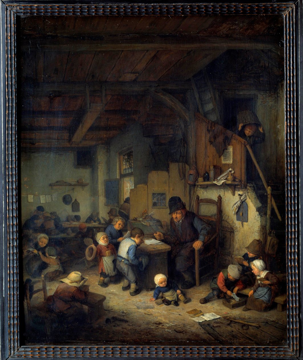 El maestro de escuela de Adriaen Jansz. van Ostade