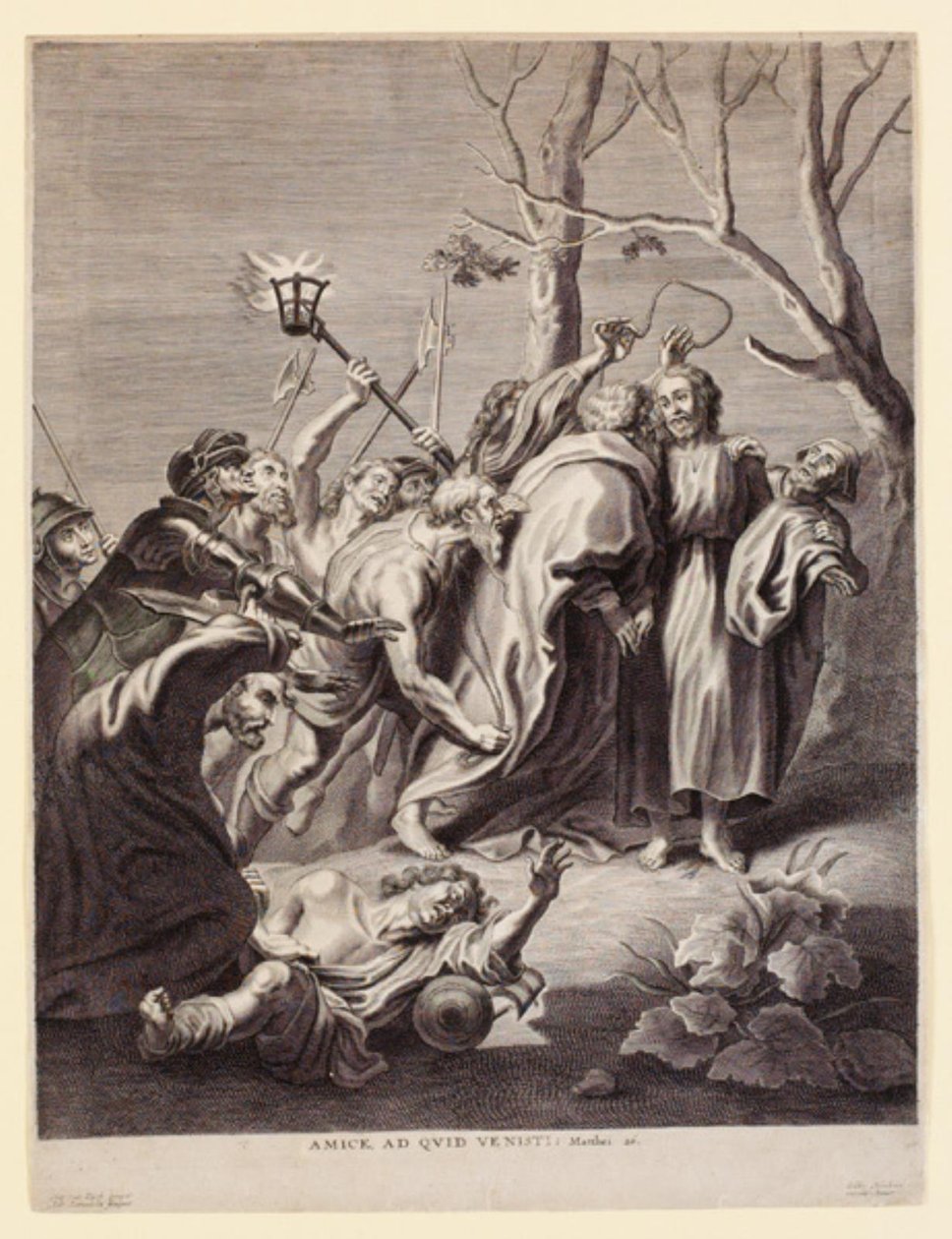Imagen de la vida de Jesús. Amice, as quid venesti de Adriaen Lommelin
