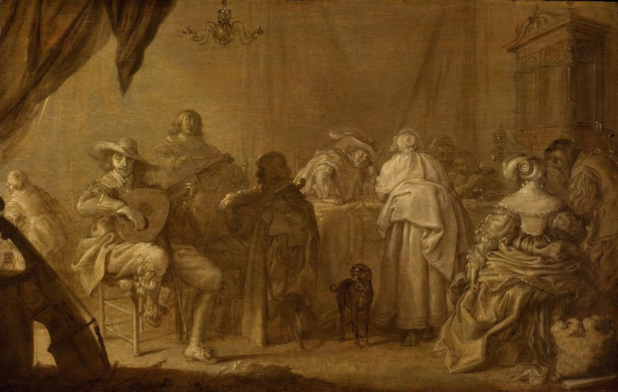 Una fiesta musical de Adriaen Pietersz van de Venne