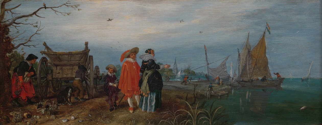 Otoño (conversación) de Adriaen Pietersz van de Venne