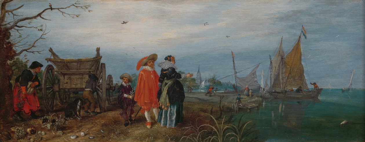 Otoño (Conversación) de Adriaen Pietersz van de Venne