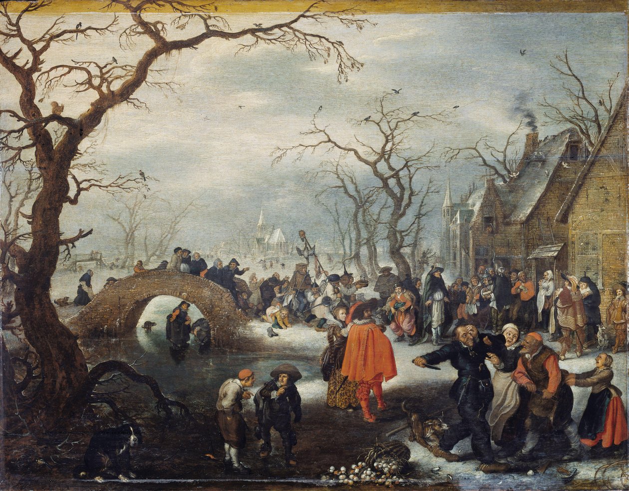 Martes de Carnaval en el campo de Adriaen Pietersz van de Venne