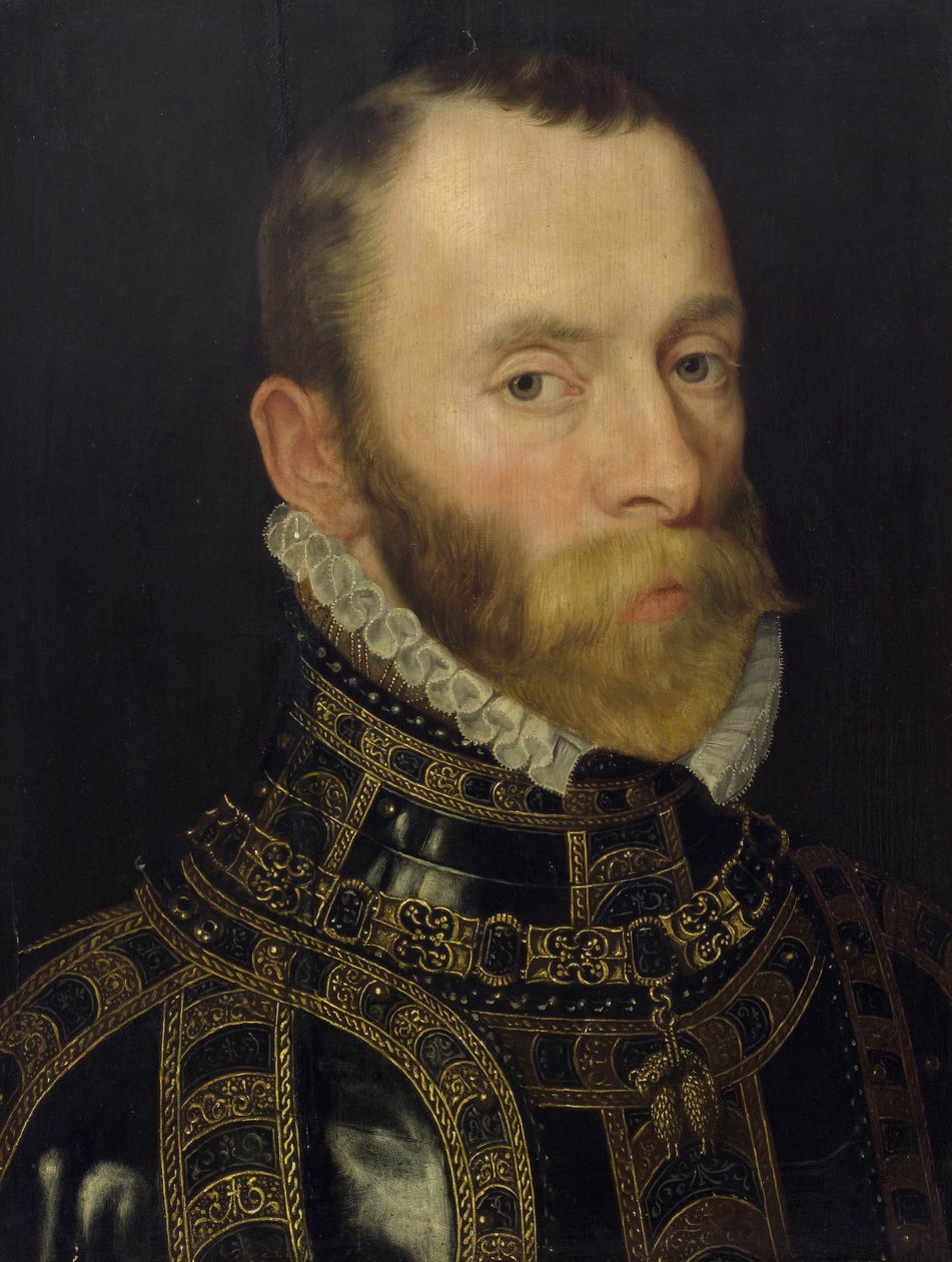 Retrato de Philippe de Montmorency, conde de Hoorn de Adriaen Thomasz. Key