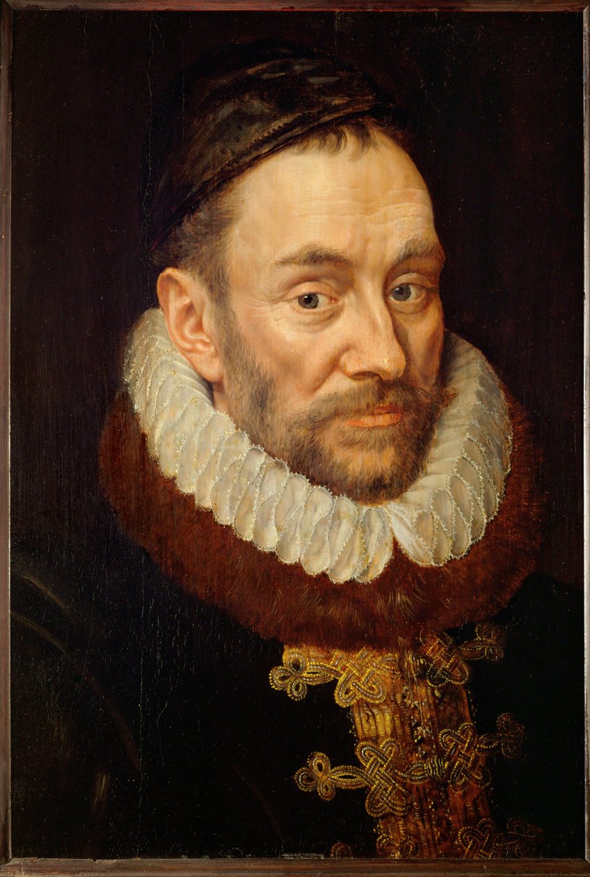 Guillermo de Orange El Taciturno, padre fundador de los Países Bajos como líder de la rebelión contra España ... (óleo sobre madera de roble) de Adriaen Thomasz Key