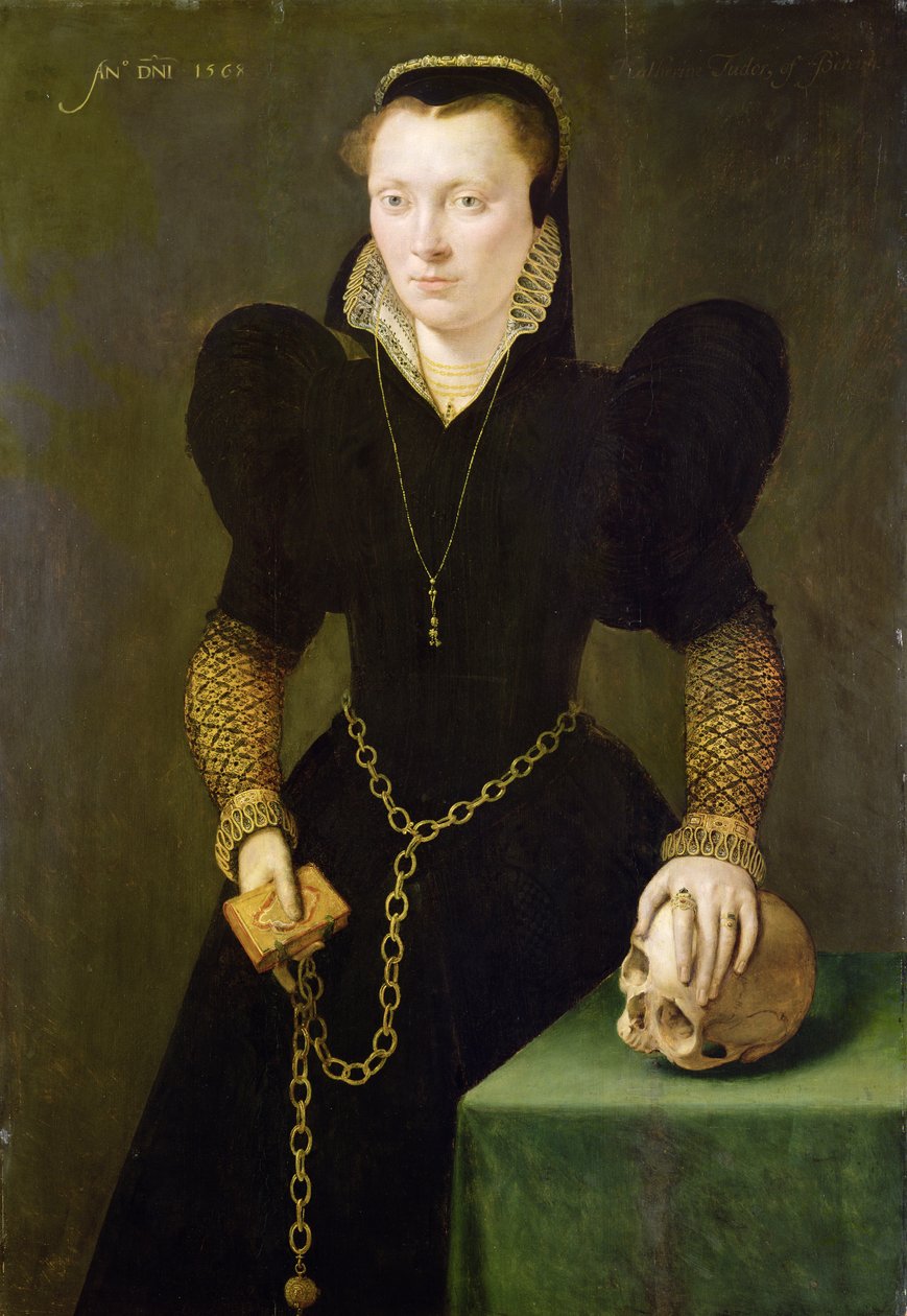 Katheryn de Berain (1535-91) 1568 (óleo sobre tabla) de Adriaen van Cronenburgh