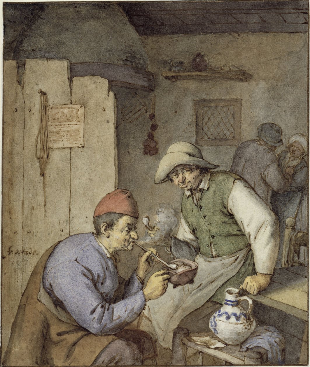 Campesinos en la taberna de Adriaen van Ostade