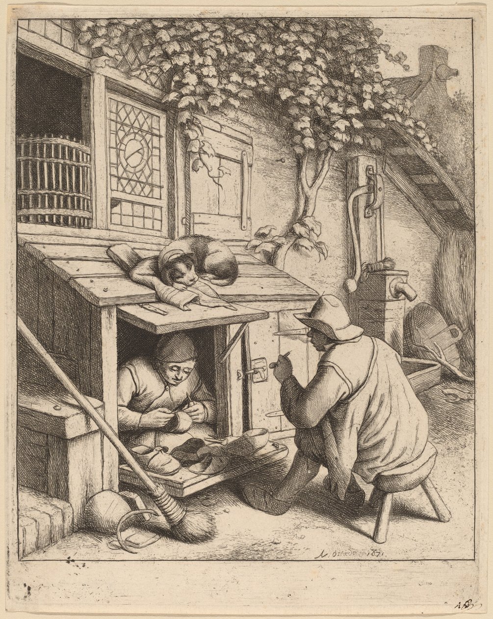 Zapatero de Adriaen van Ostade