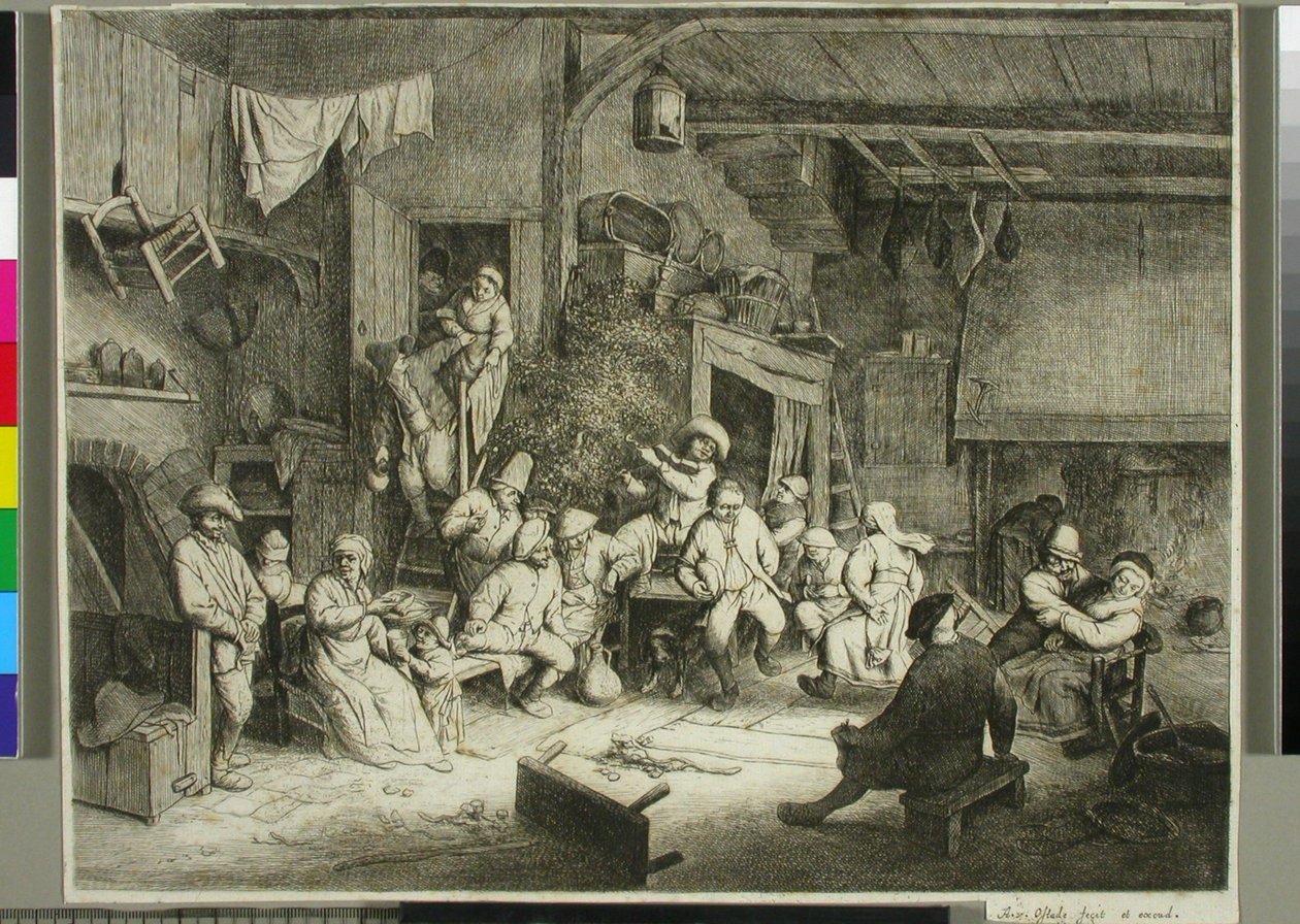 Baile en una taberna de Adriaen van Ostade