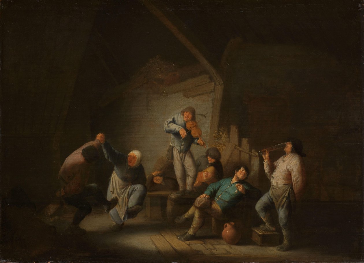 Pareja de bailarines de Adriaen van Ostade