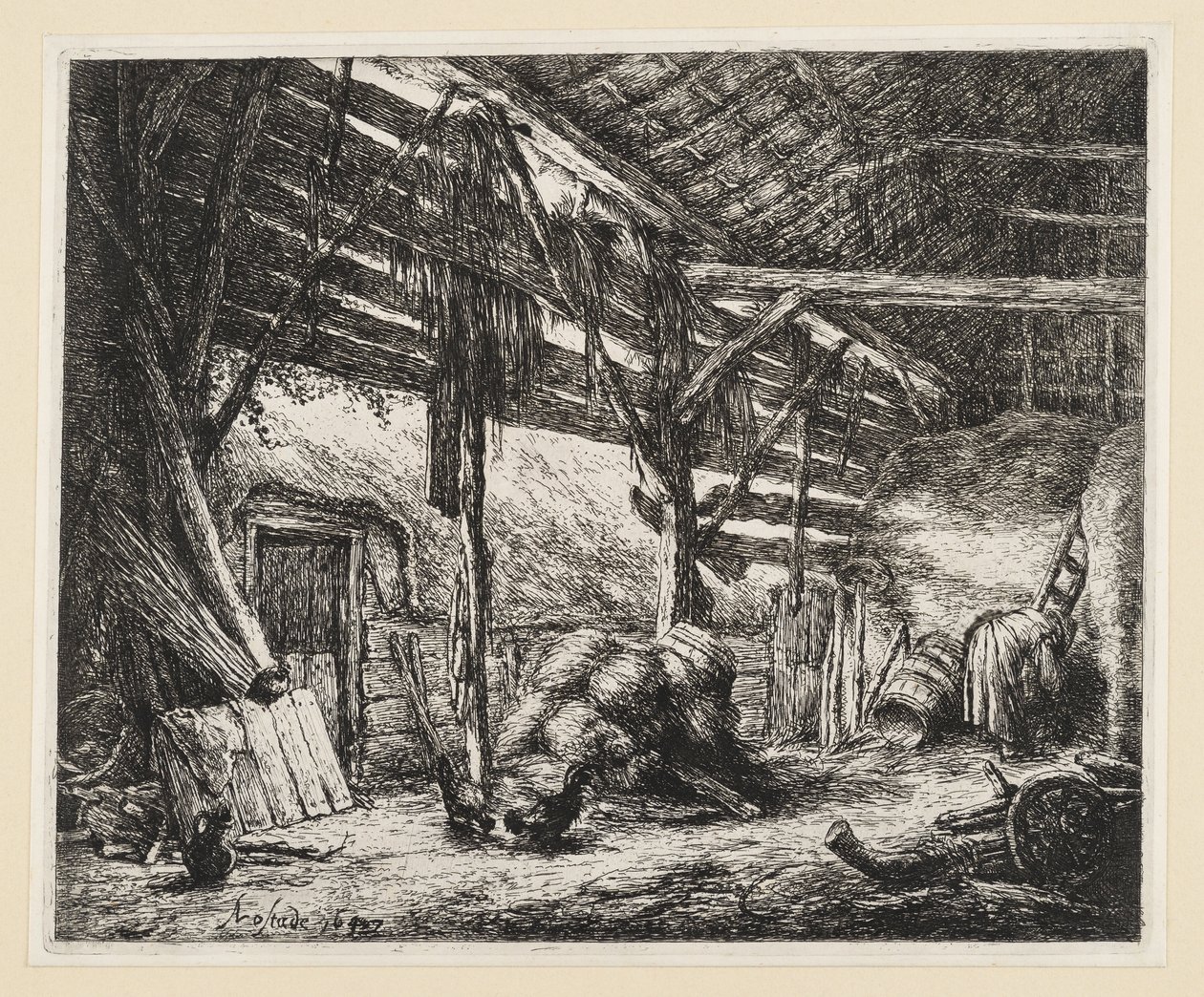 El granero de Adriaen van Ostade