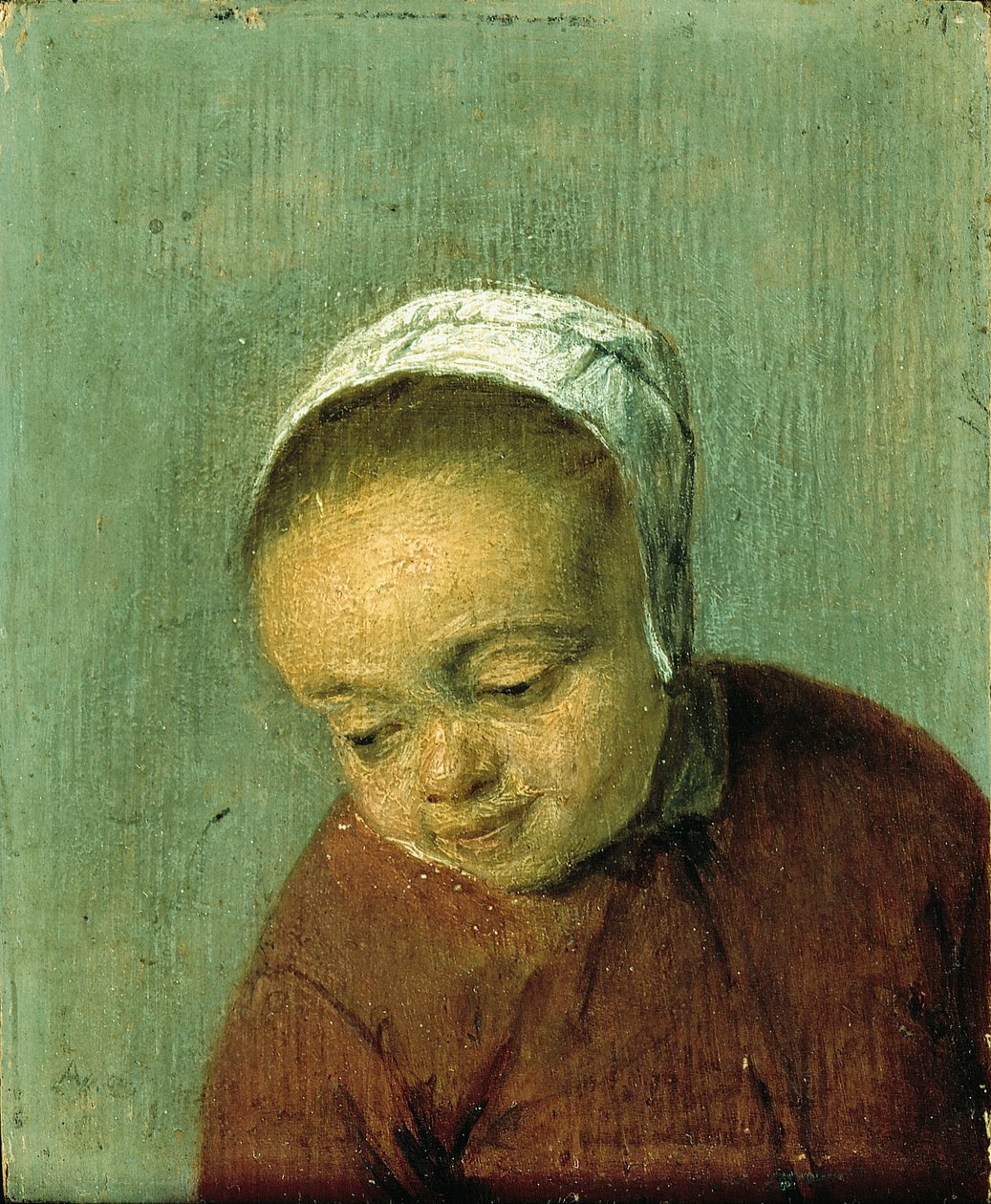 Cabeza de niña de Adriaen van Ostade