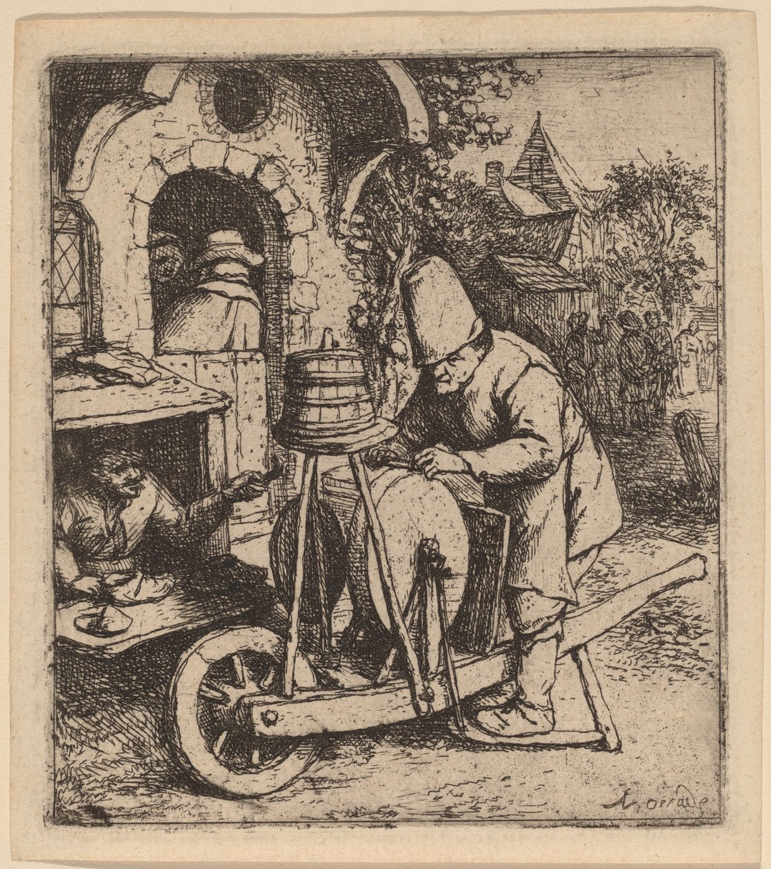 Afilador de cuchillos de Adriaen van Ostade