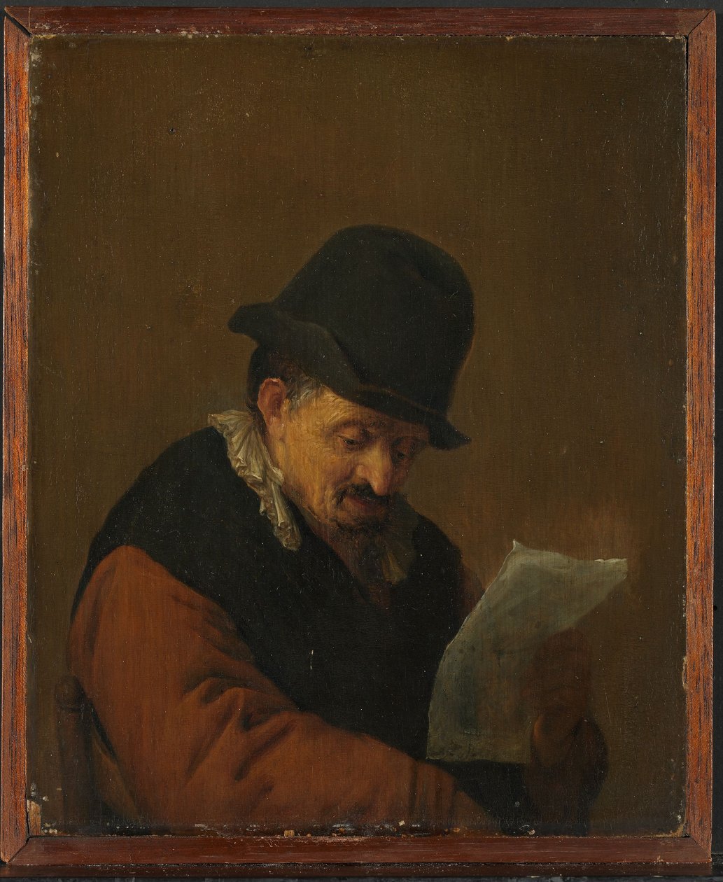 Un hombre leyendo de Adriaen van Ostade
