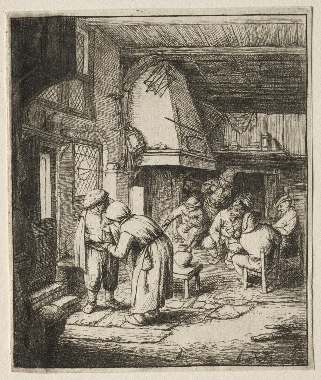 Campesino Saldando su Deuda de Adriaen van Ostade