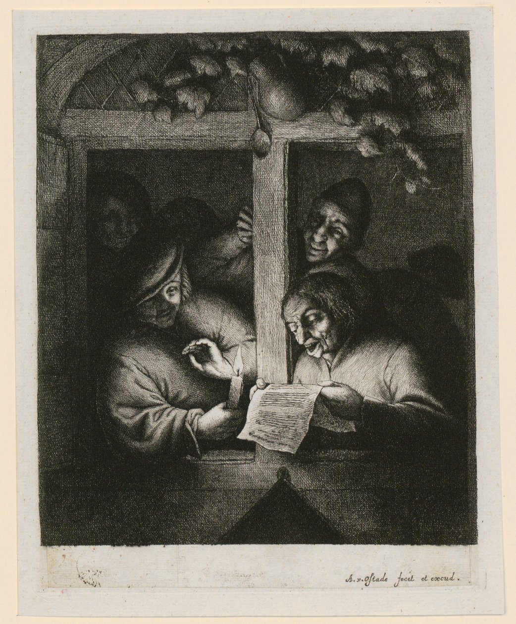 El cantante en la ventana de Adriaen van Ostade