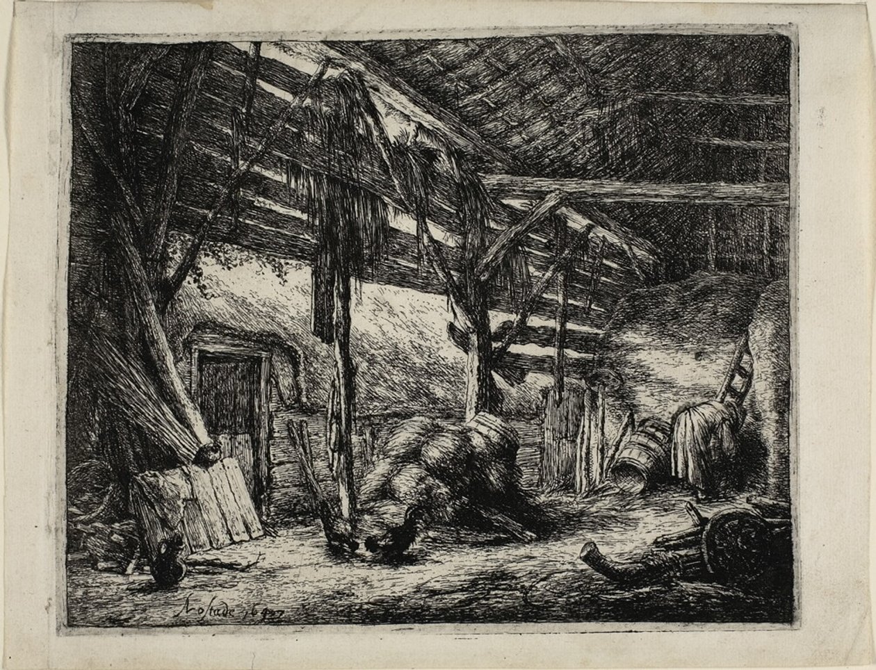 El Granero de Adriaen van Ostade