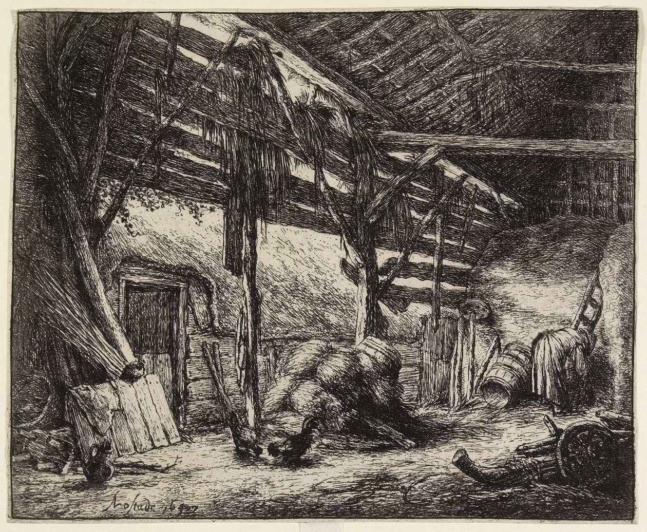 El granero de Adriaen van Ostade
