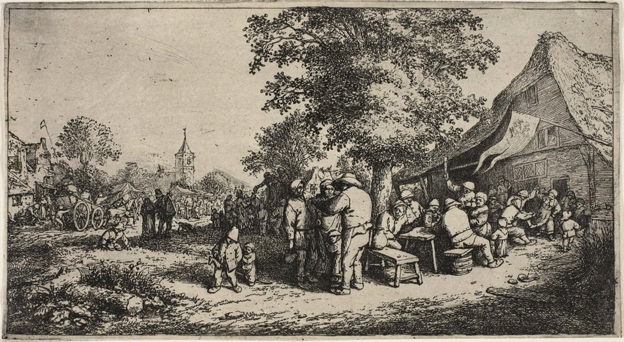 La feria de Adriaen van Ostade