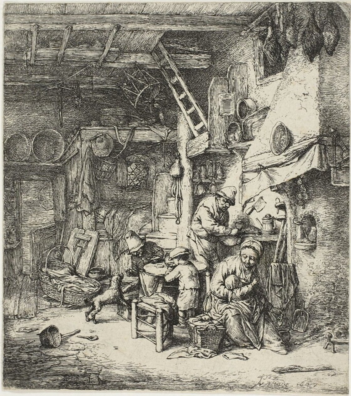 La familia de Adriaen van Ostade