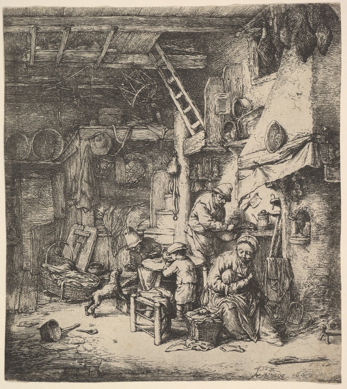 La familia de Adriaen van Ostade