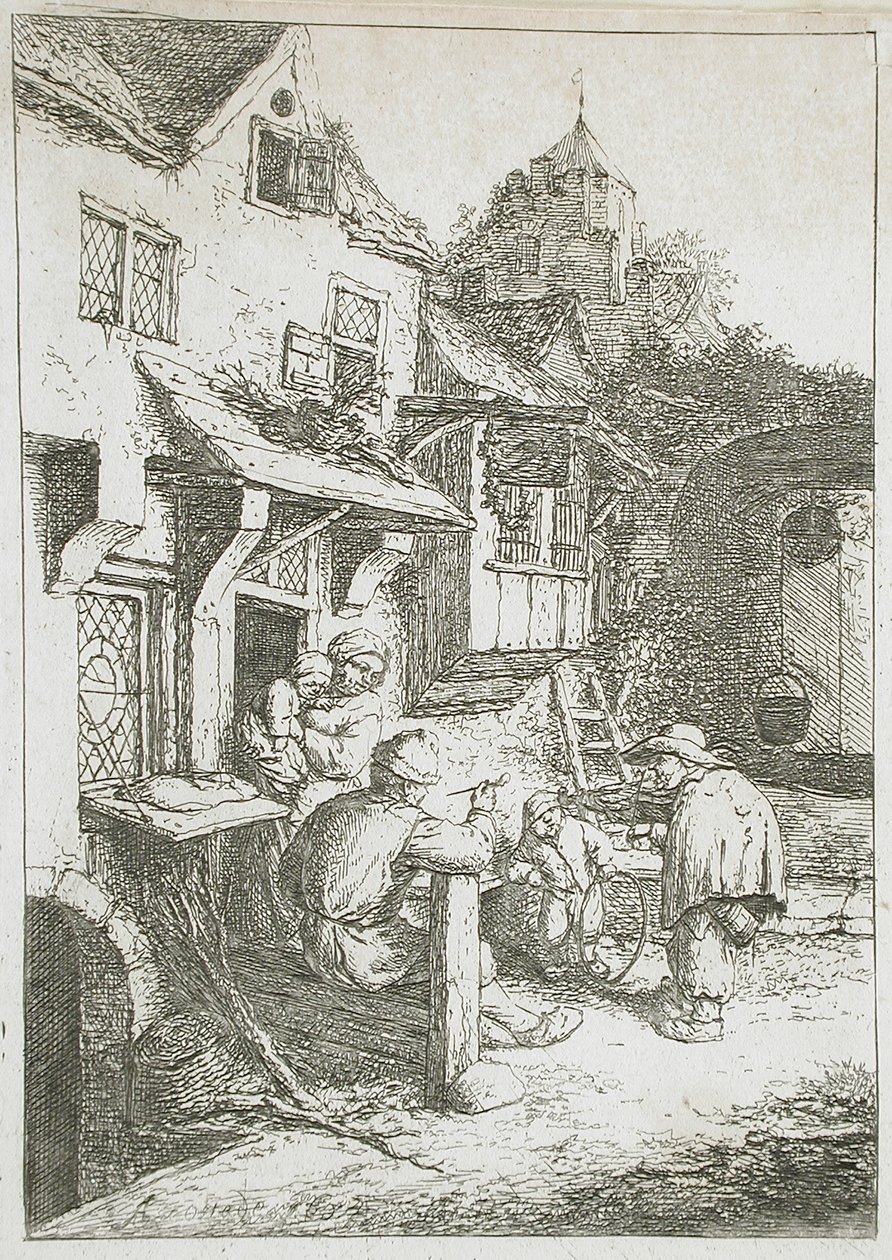 El violinista jorobado de Adriaen van Ostade
