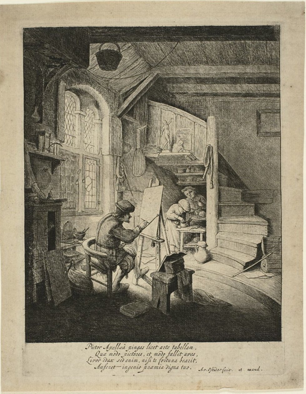 El pintor de Adriaen van Ostade