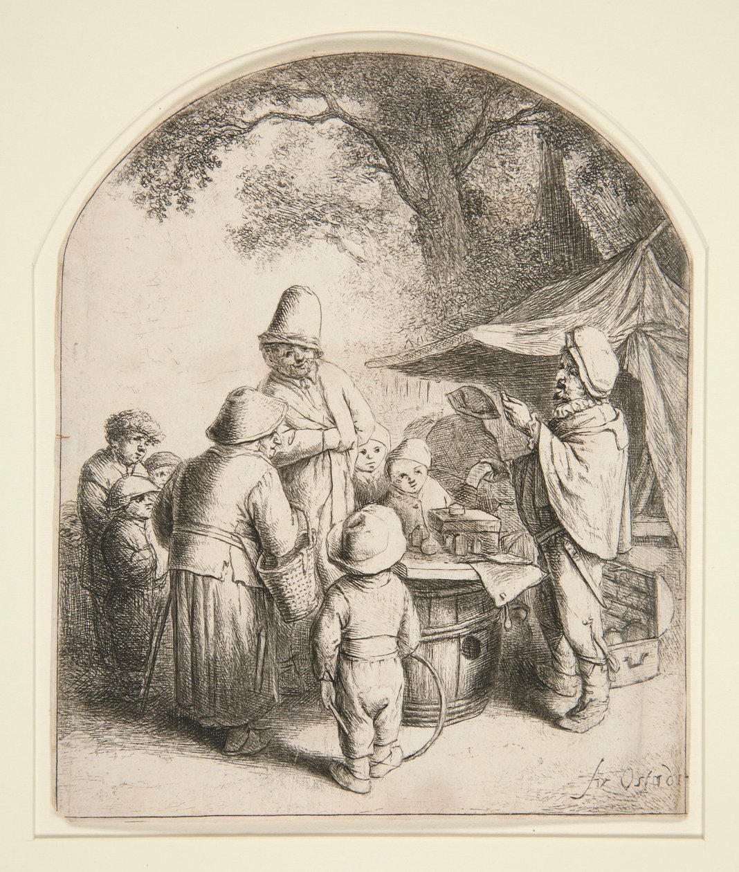La quacksalver de Adriaen van Ostade