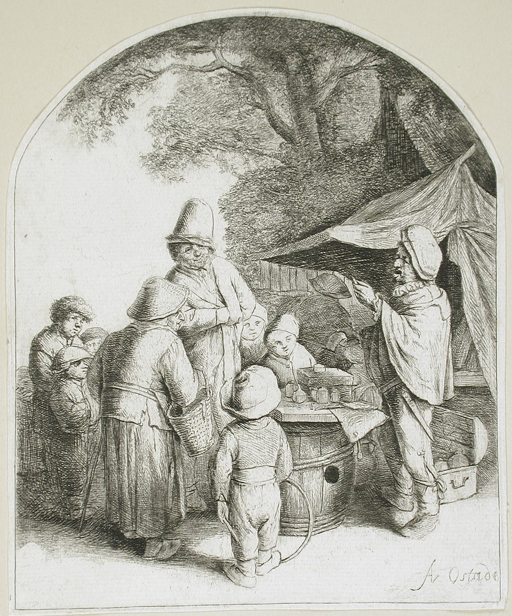 El charlatán de Adriaen van Ostade