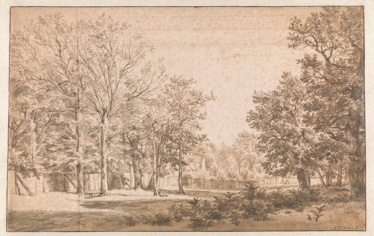 Paisaje boscoso de Adriaen van de Velde