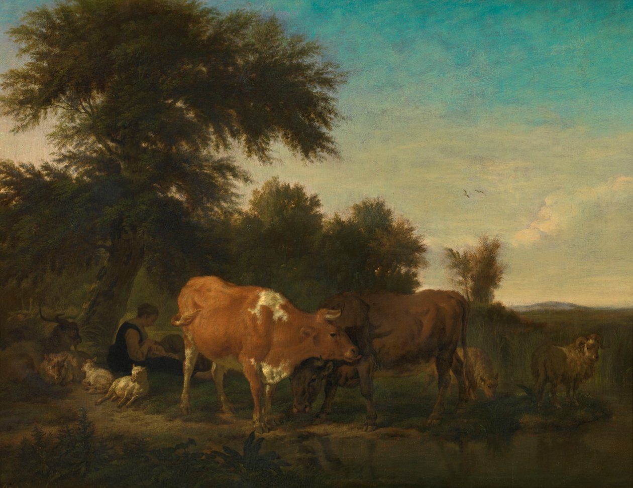 Paisaje de Adriaen van de Velde