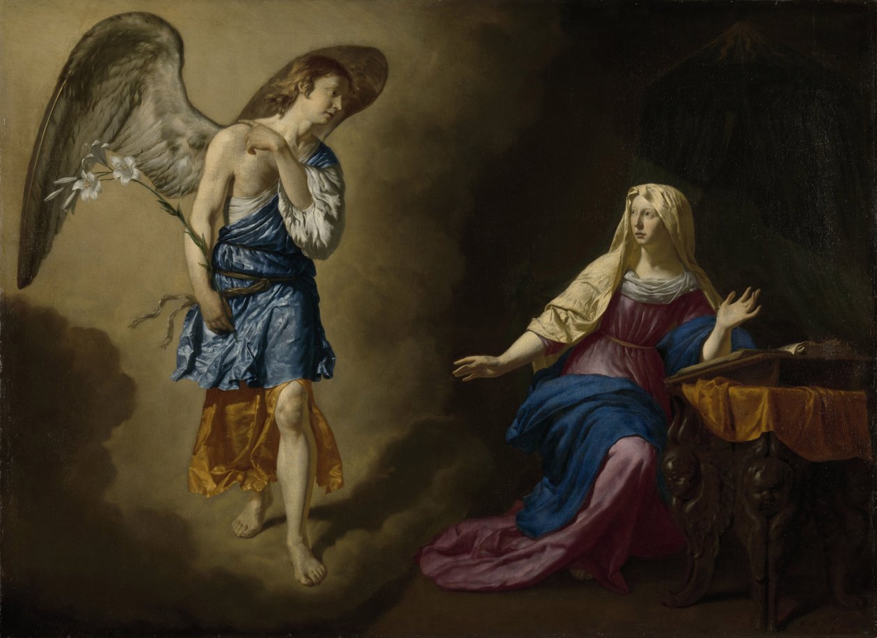 La Anunciación, 1667 de Adriaen van de Velde
