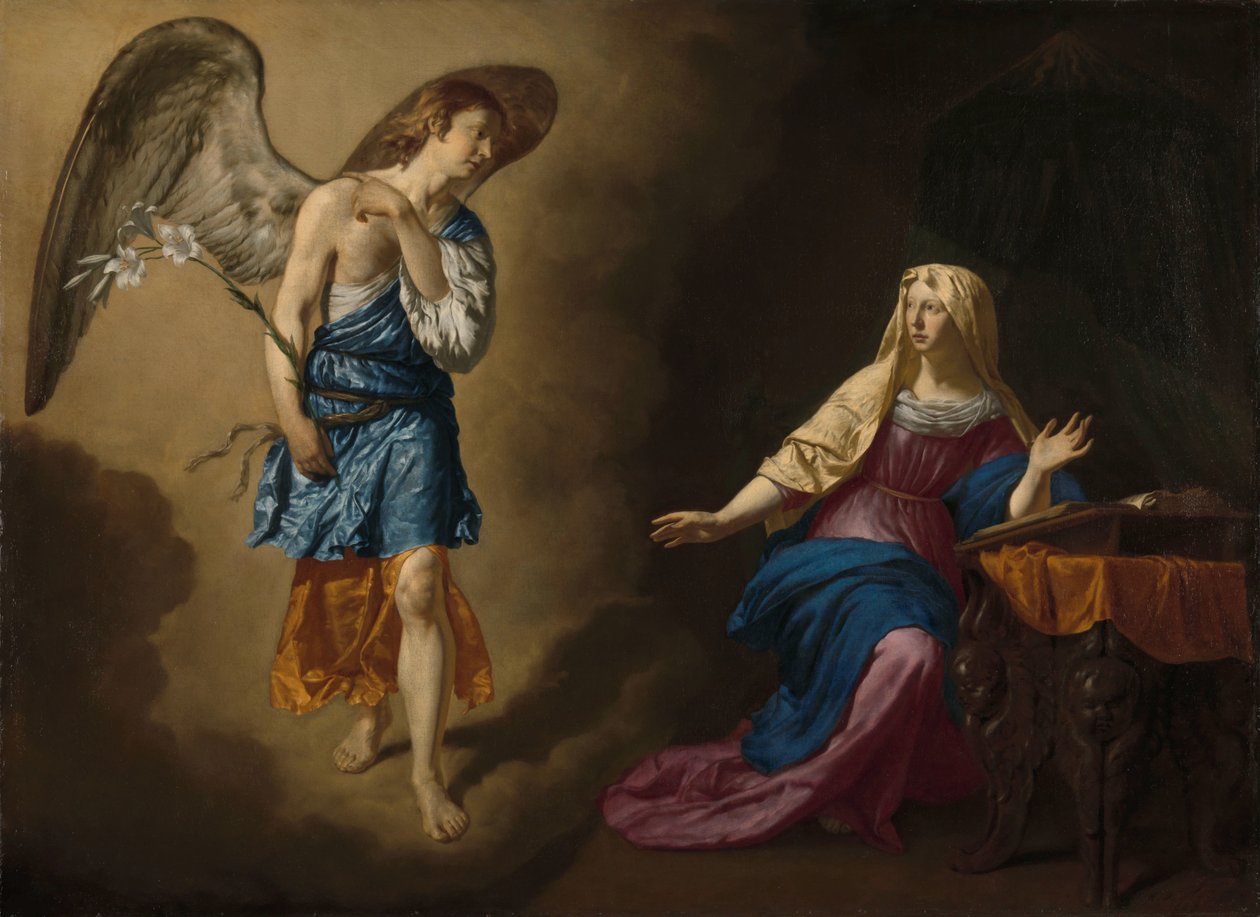 La Anunciación a la Virgen de Adriaen van de Velde