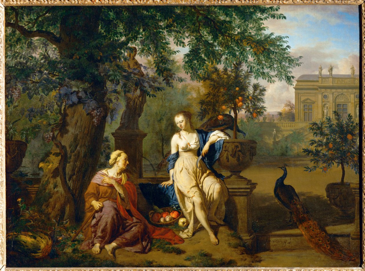 Vertumnus y Pomona de Adriaen van de Velde